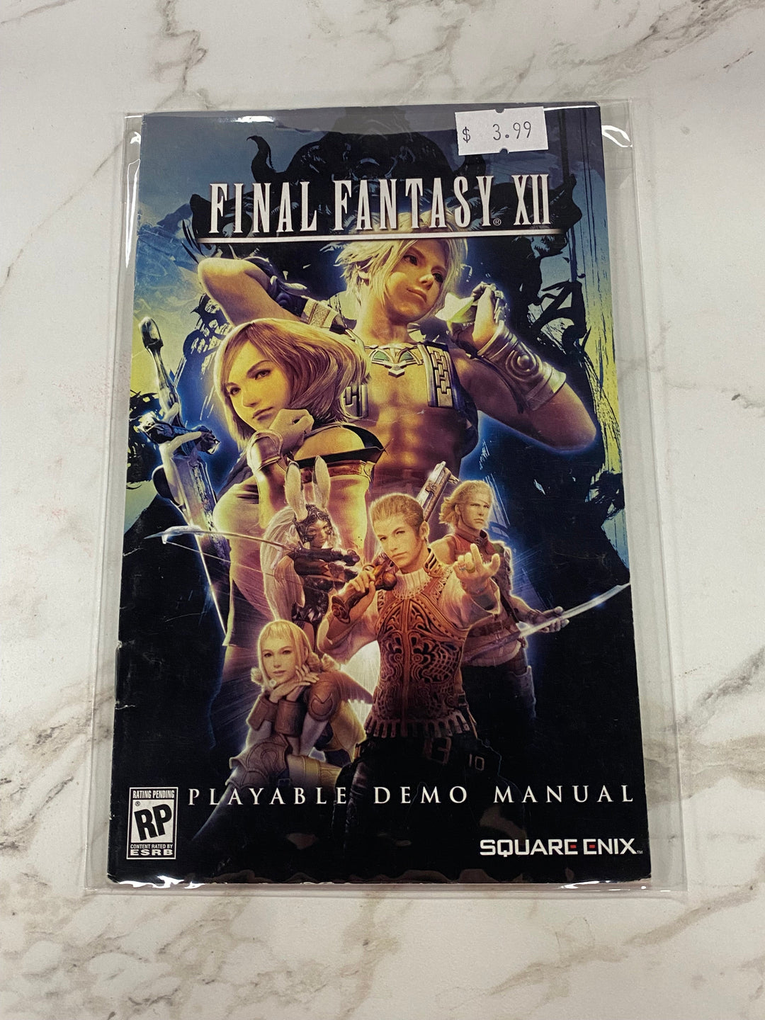 Final Fantasy XII - PS2 Manual ONLY MO61826