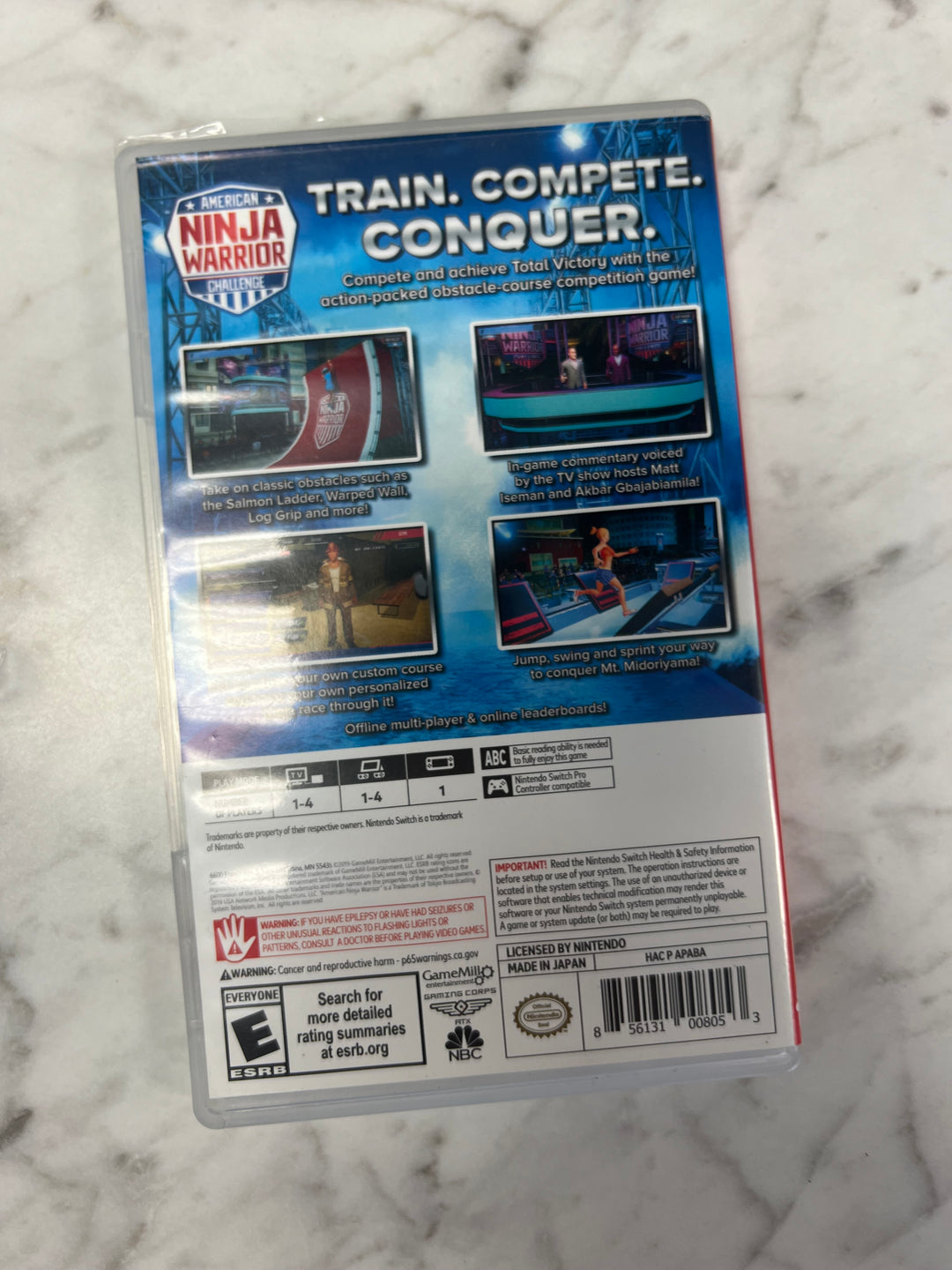 American Ninja Warrior Challenge Nintendo Switch CASE ONLY CO92524