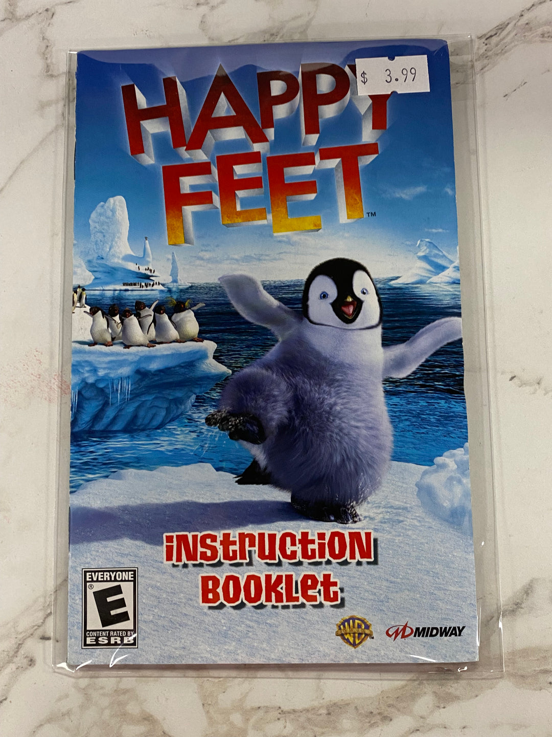 Happy Feet - PS2 Manual ONLY MO61826