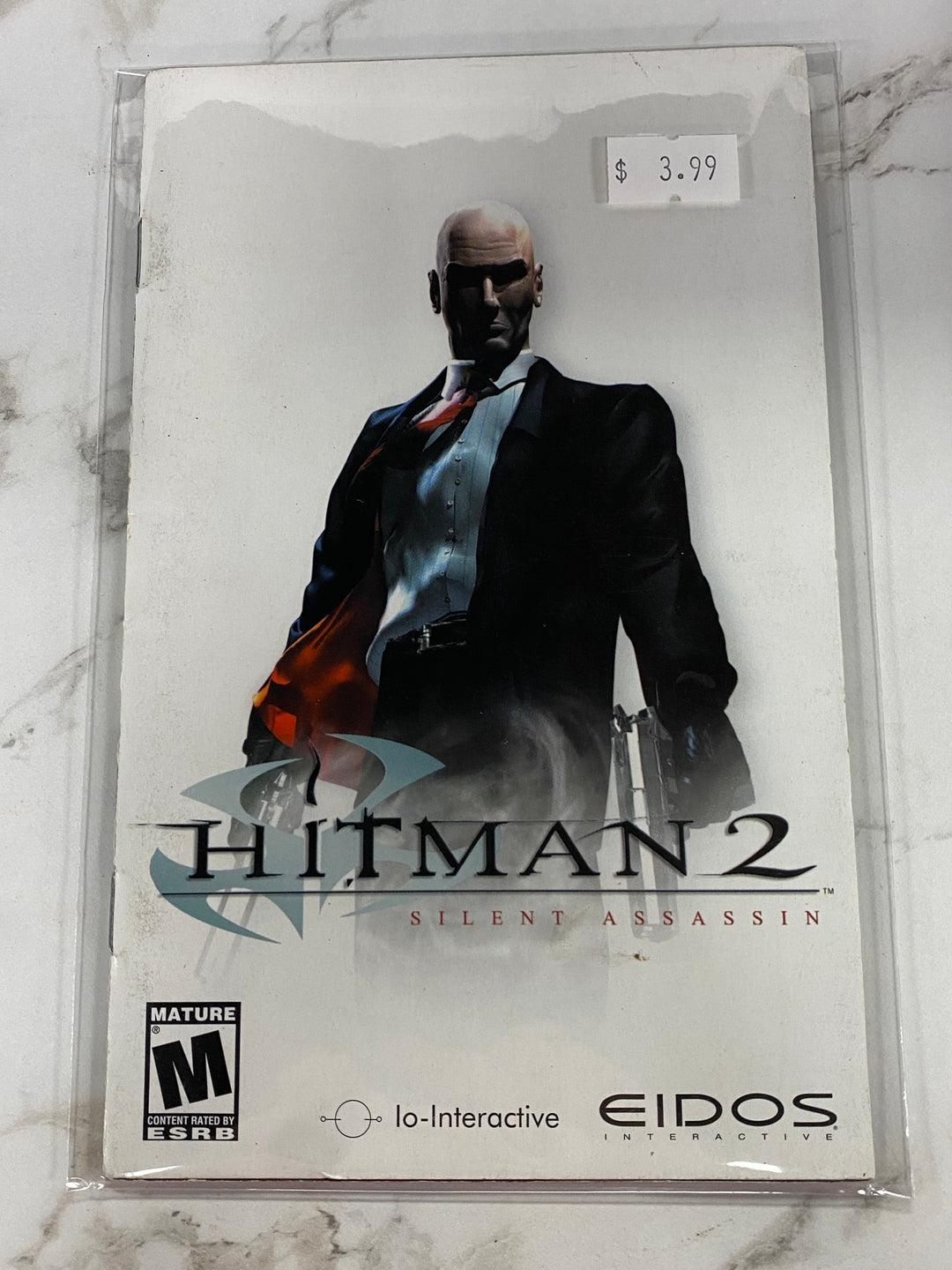 Hitman 2 - PS2 Manual ONLY MO61826