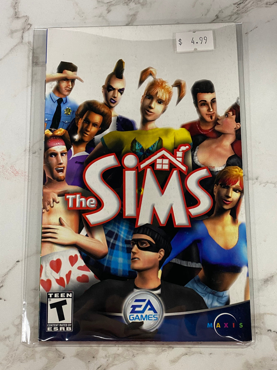 The Sims - PS2 Manual ONLY MO61826