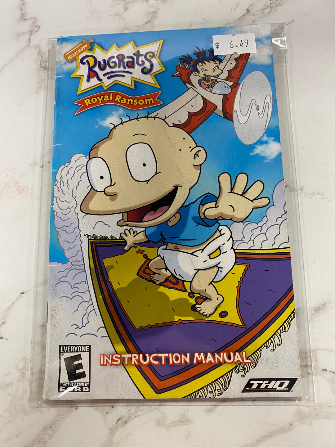 Rugrats Royal Ransom - PS2 Manual ONLY MO61826