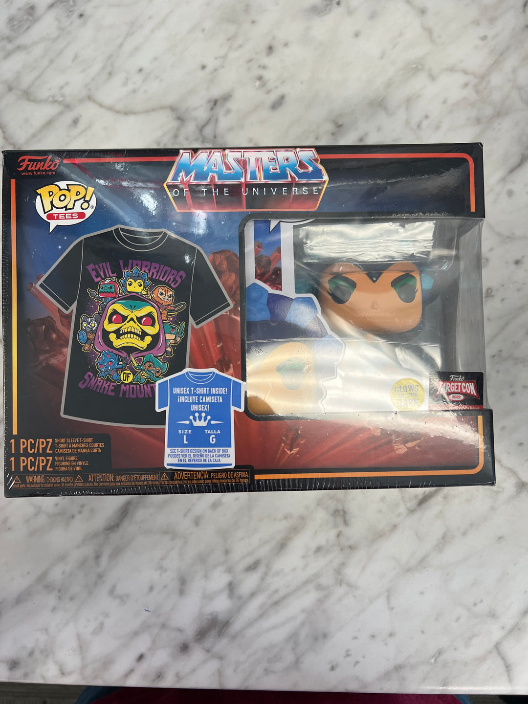 Funko Pop! Tees Evil Lyn New with Large Size T-Shirt Masters of the Universe FP122224