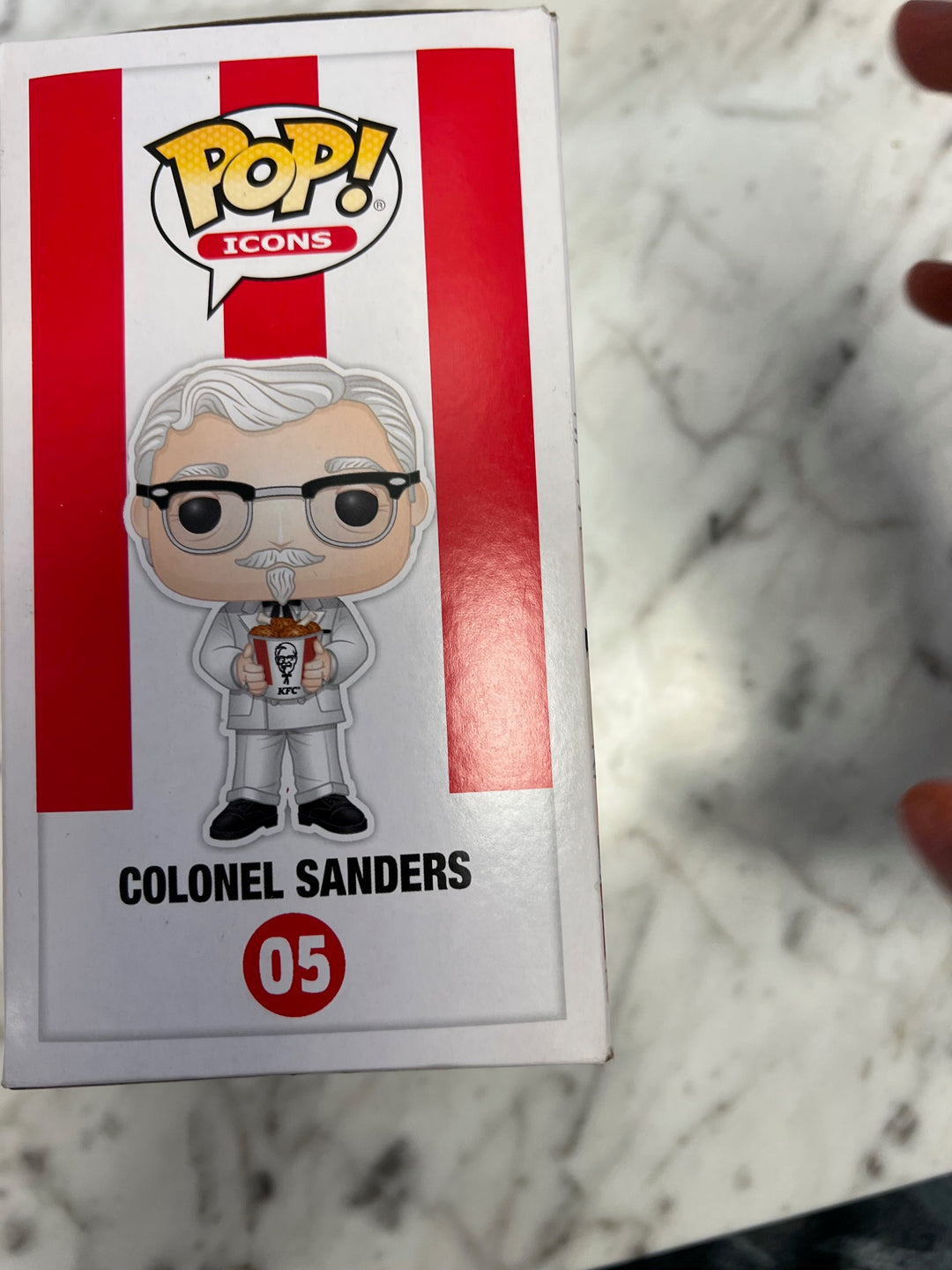 Funko Pop! Icons KFC Colonel Sanders with Bucket of Chicken #05 UT42125