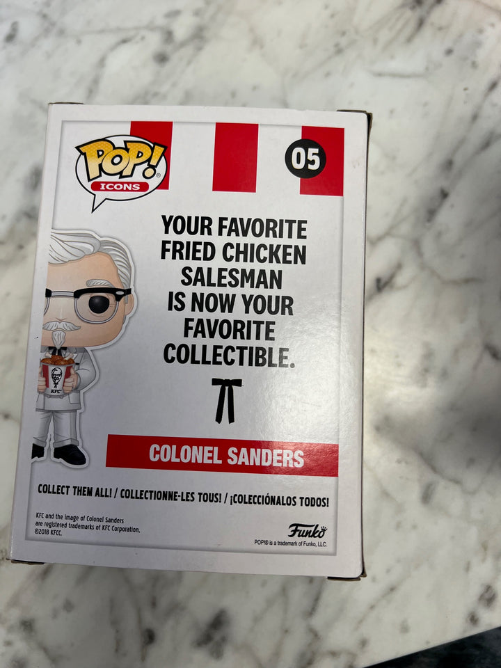 Funko Pop! Icons KFC Colonel Sanders with Bucket of Chicken #05 UT42125