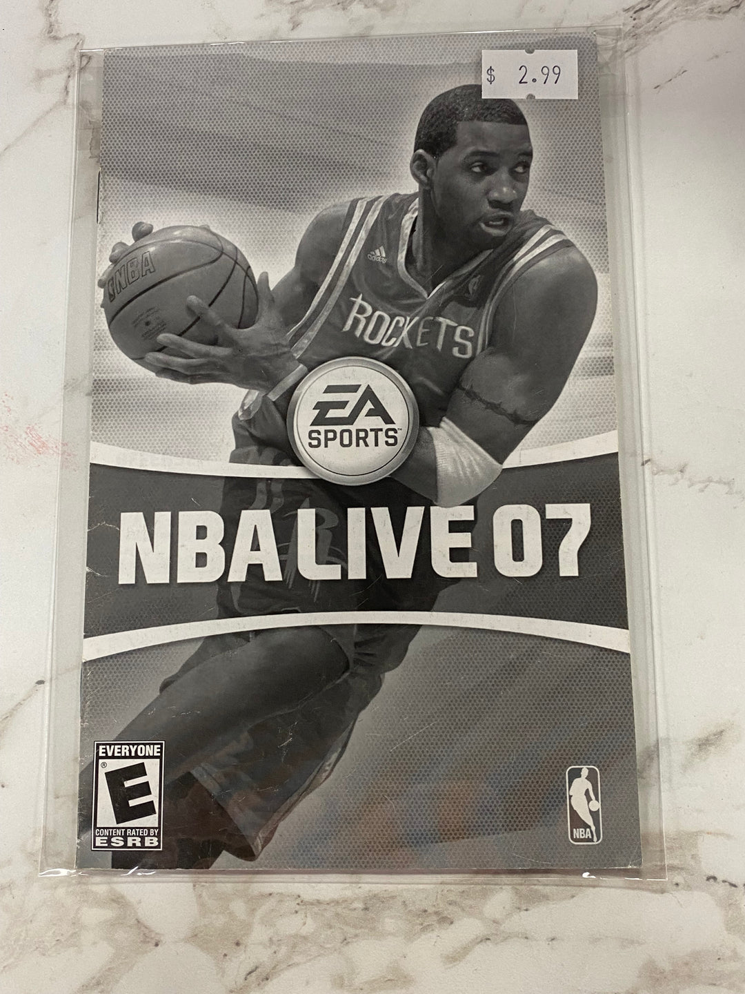 NBA Live 2007 - PS2 Manual ONLY MO61826
