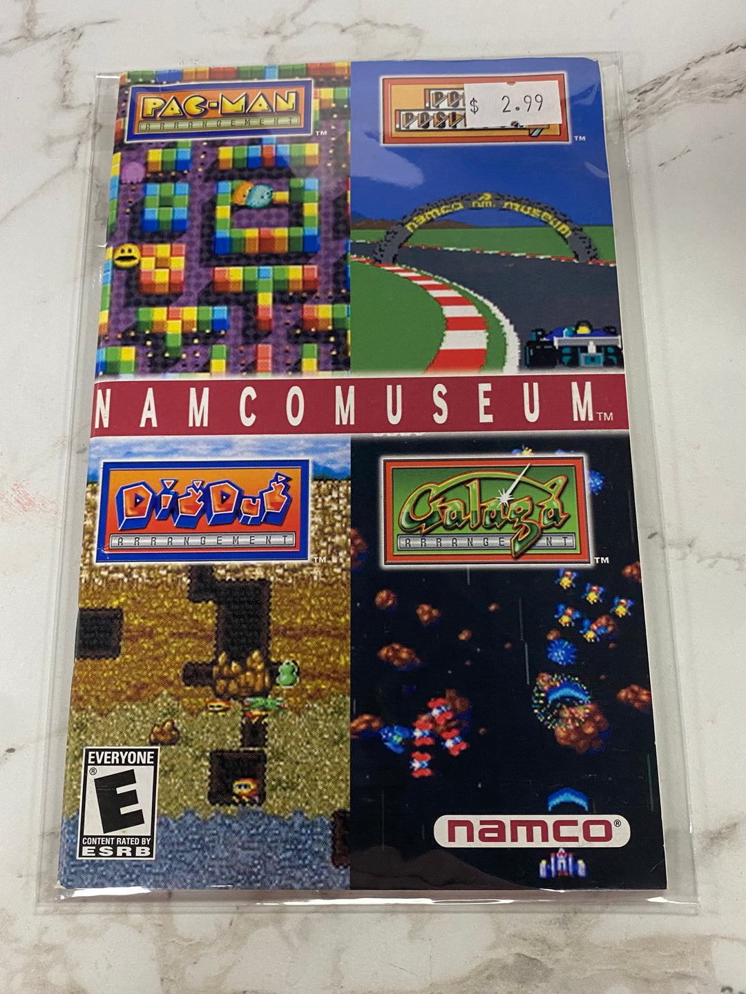 Namco Museum - PS2 Manual ONLY MO61826