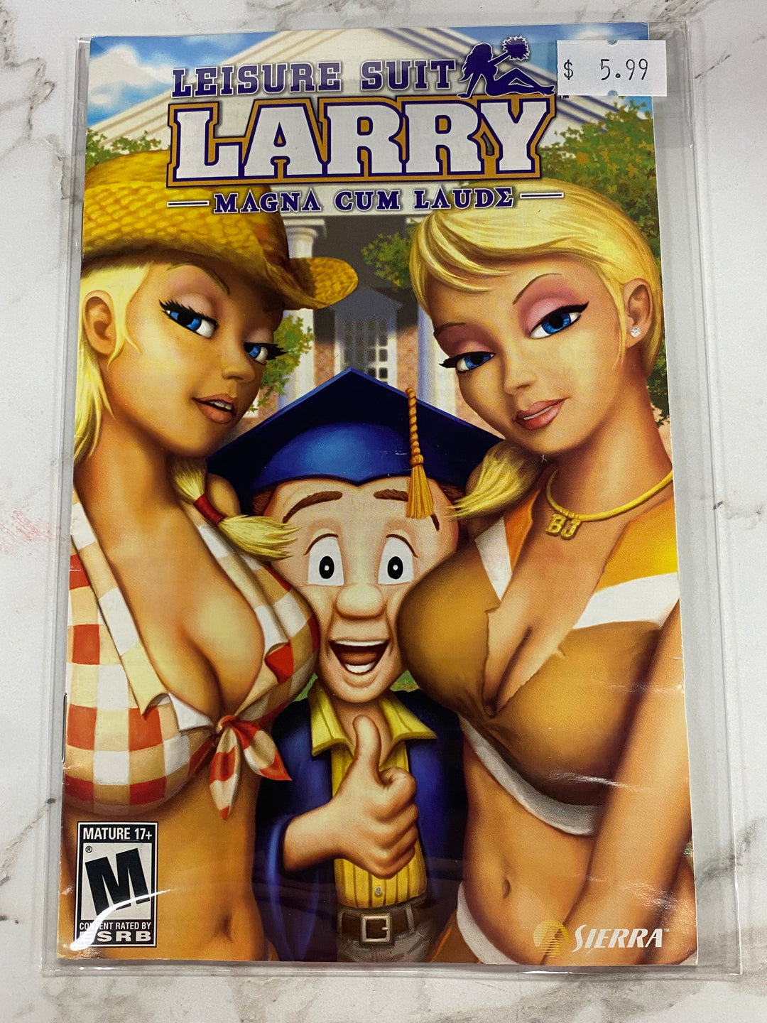 Leisure Suit Larry Magna Cum Laude - PS2 Manual ONLY MO61826
