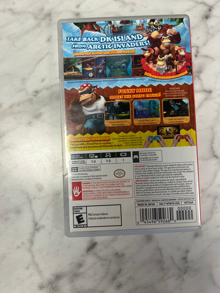 Donkey Kong Country Tropical Freeze Nintendo Switch CASE ONLY UD10724