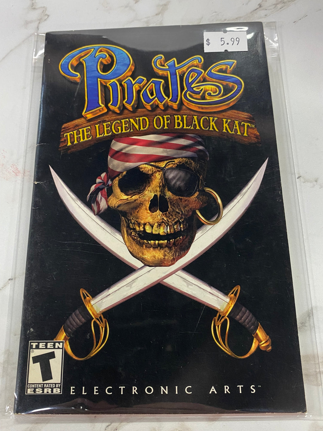 Pirates Legend of Black Kat - PS2 Manual ONLY MO61826