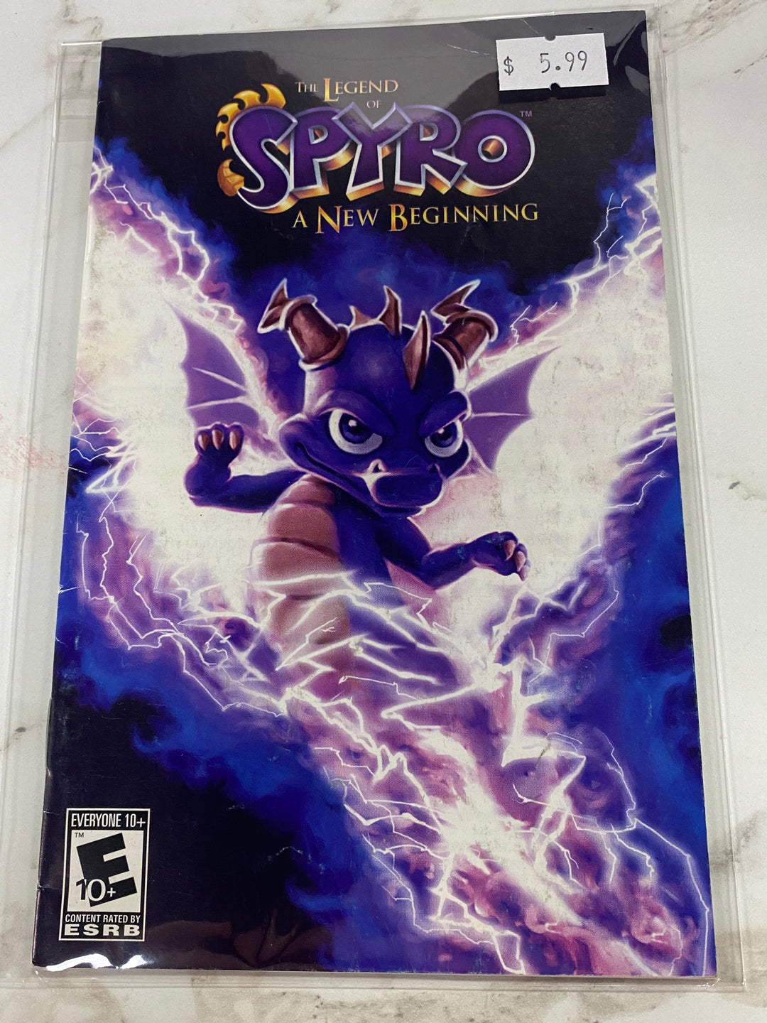 Legend of Spyro A New Beginning - PS2 Manual ONLY MO61826