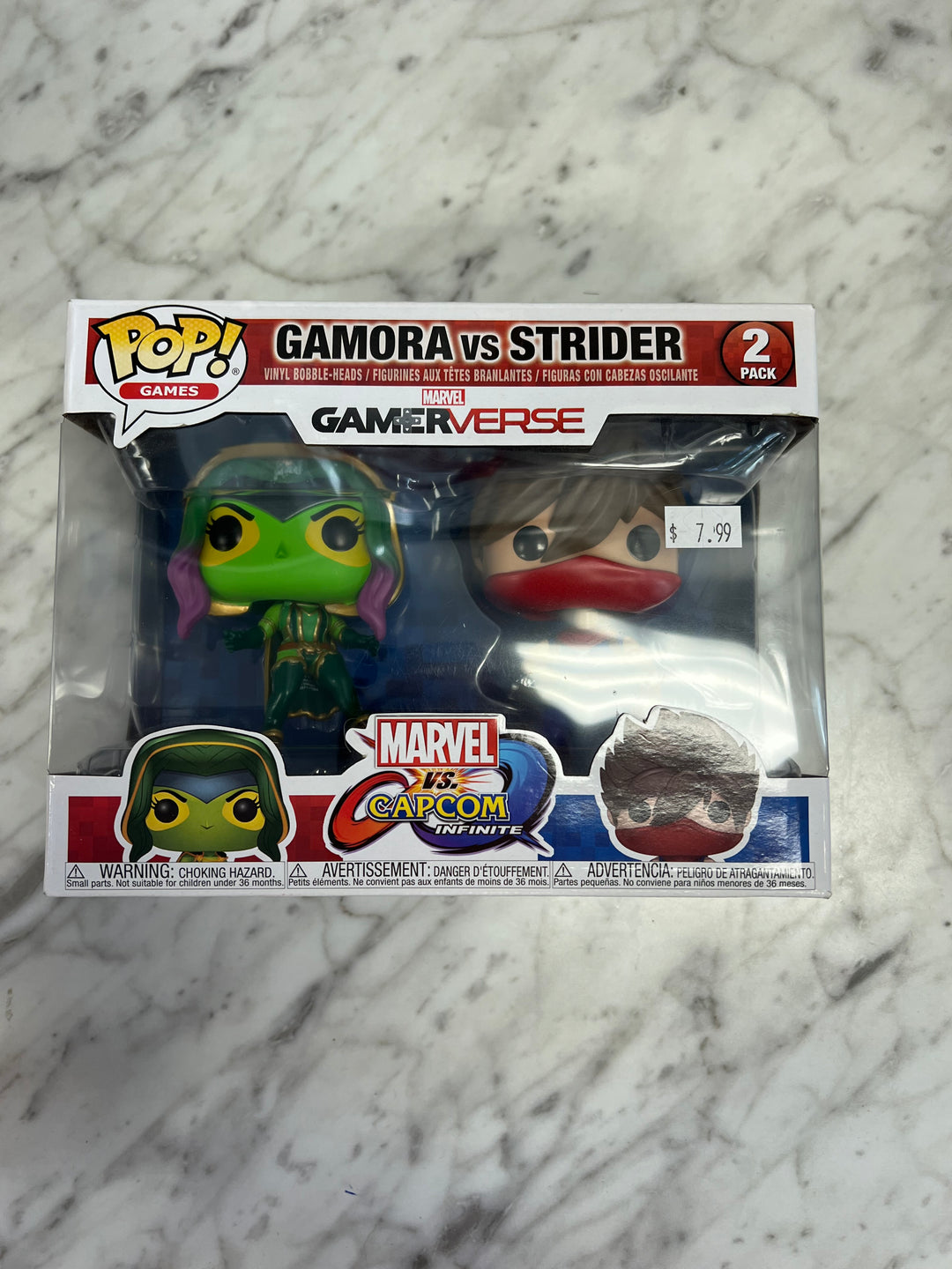 Funko Pop! Games Gamora vs. Strider Marvel Vs Capcom Infinite 2 Pack FP122224