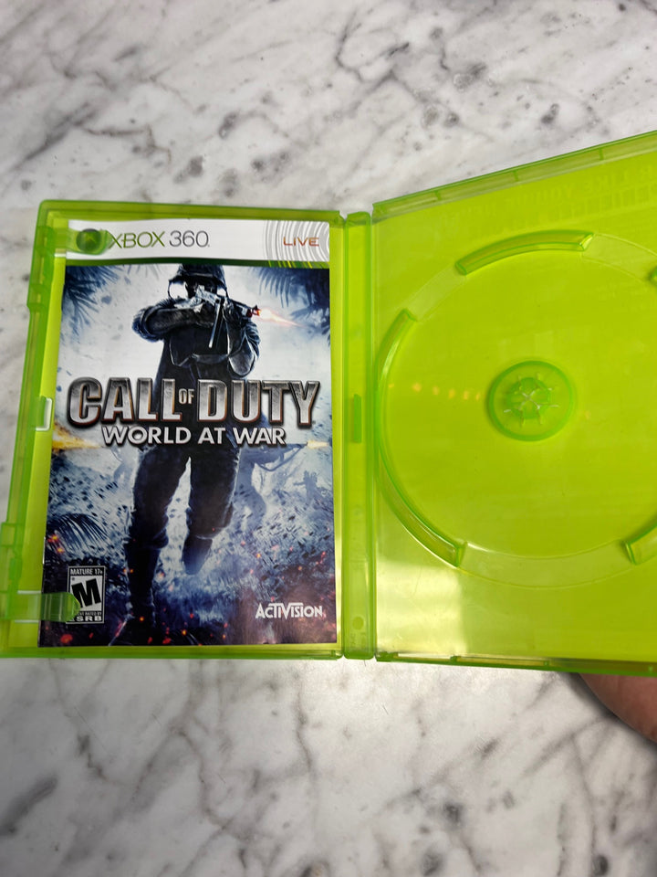 Call of Duty World at War Xbox 360 CASE & MANUAL ONLY NO GAME CO10925