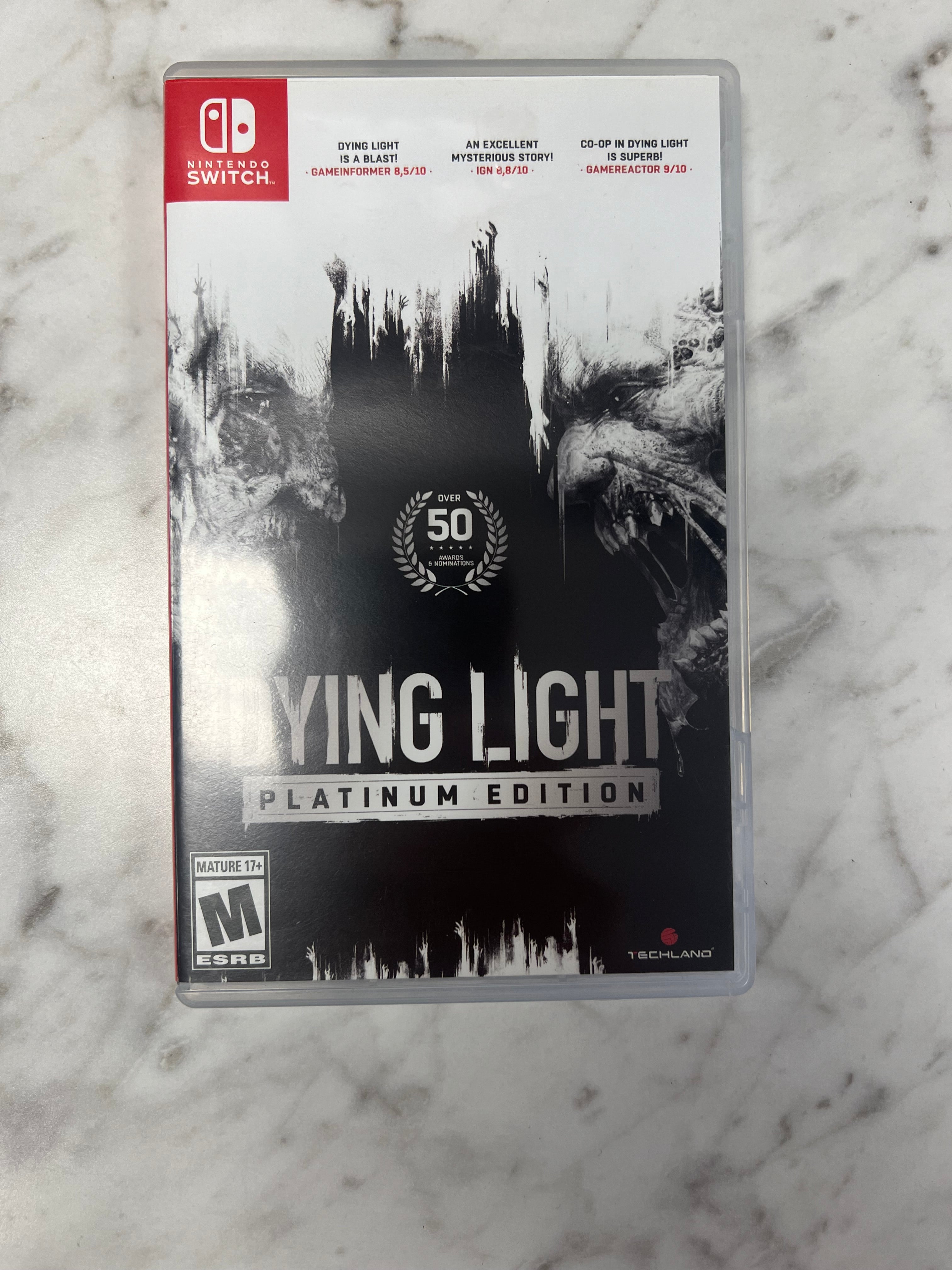 Dying Light Platinum Edition Nintendo Switch CASE ONLY