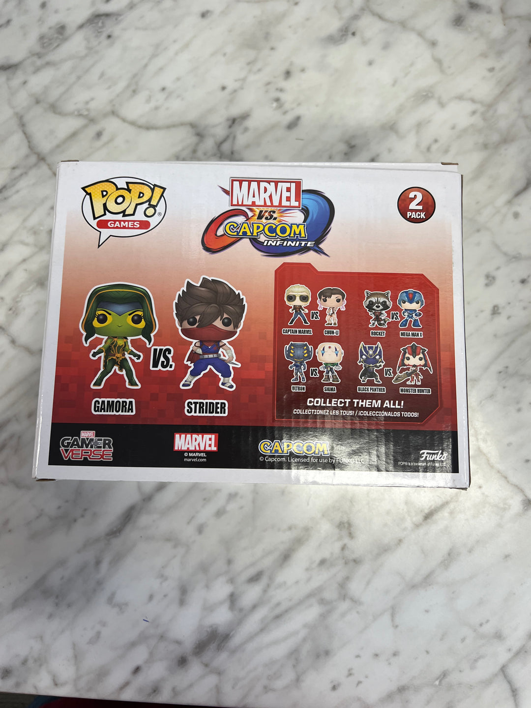 Funko Pop! Games Gamora vs. Strider Marvel Vs Capcom Infinite 2 Pack FP122224