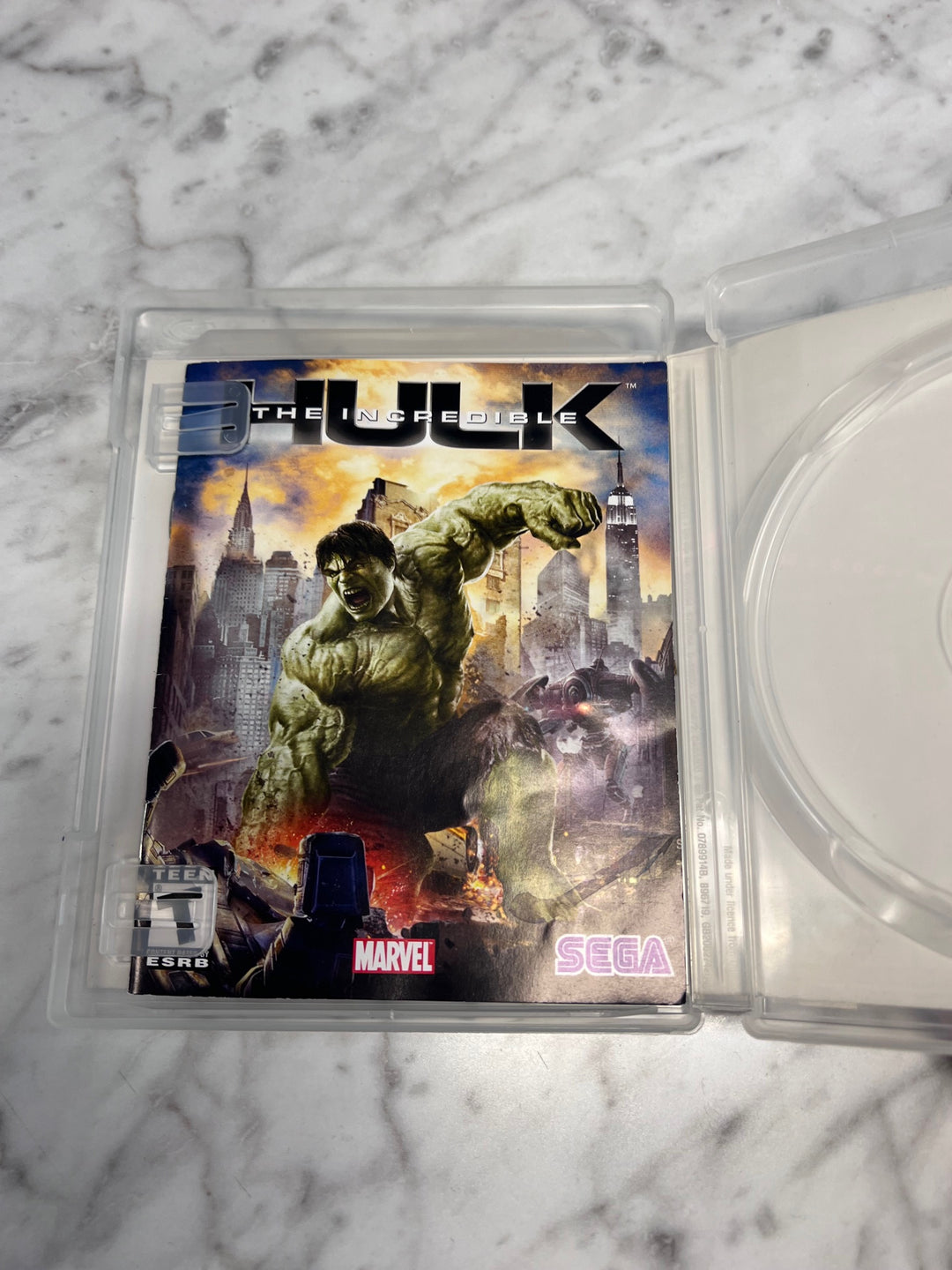 The Incredible Hulk PS3 Playstation 3 CASE & MANUAL ONLY NO GAME CO10925