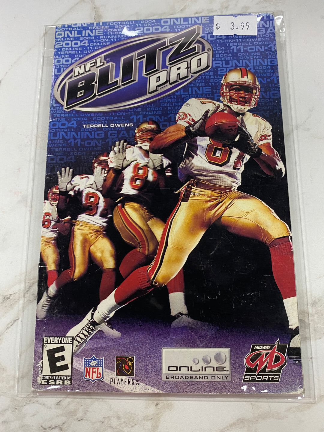 NFL Blitz Pro - PS2 Manual ONLY MO61826