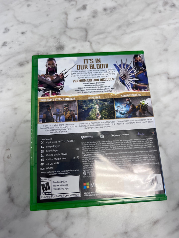 Mortal Kombat 1 Premium Edition CASE ONLY NO GAME CO10925