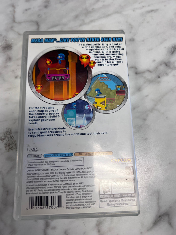 Mega Man Powered Up PSP CASE & MANUAL ONLY NO GAME CO10925