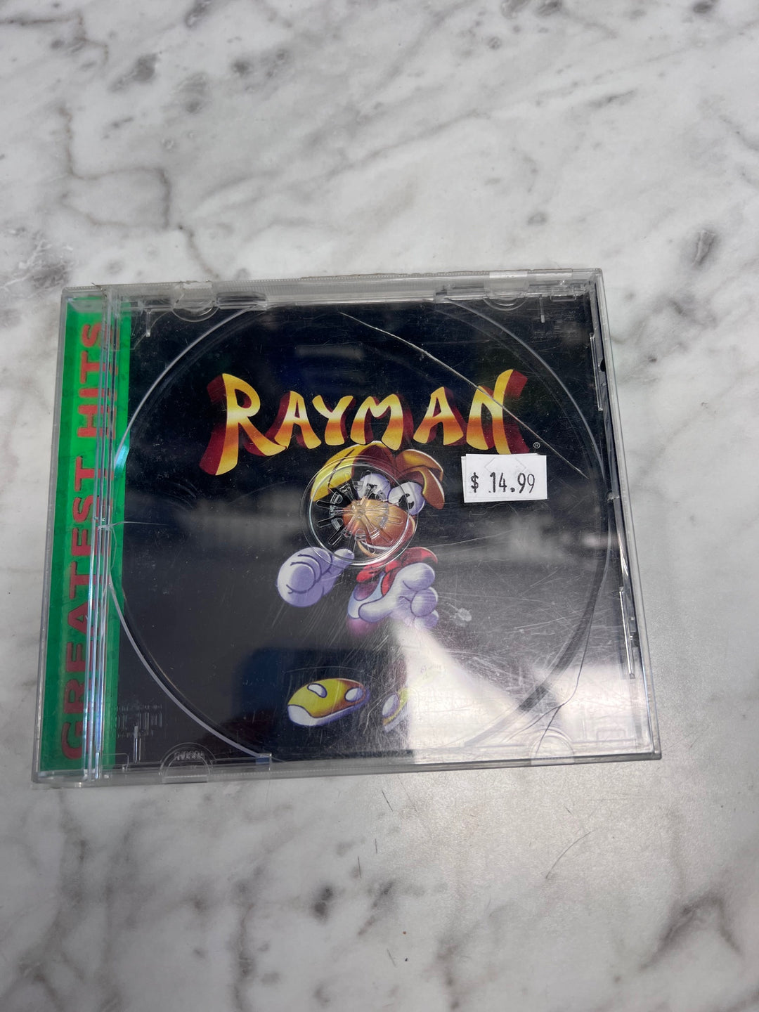 Rayman Greatest Hits PS1 Playstation Rear Art ONLY NO GAME CO10925