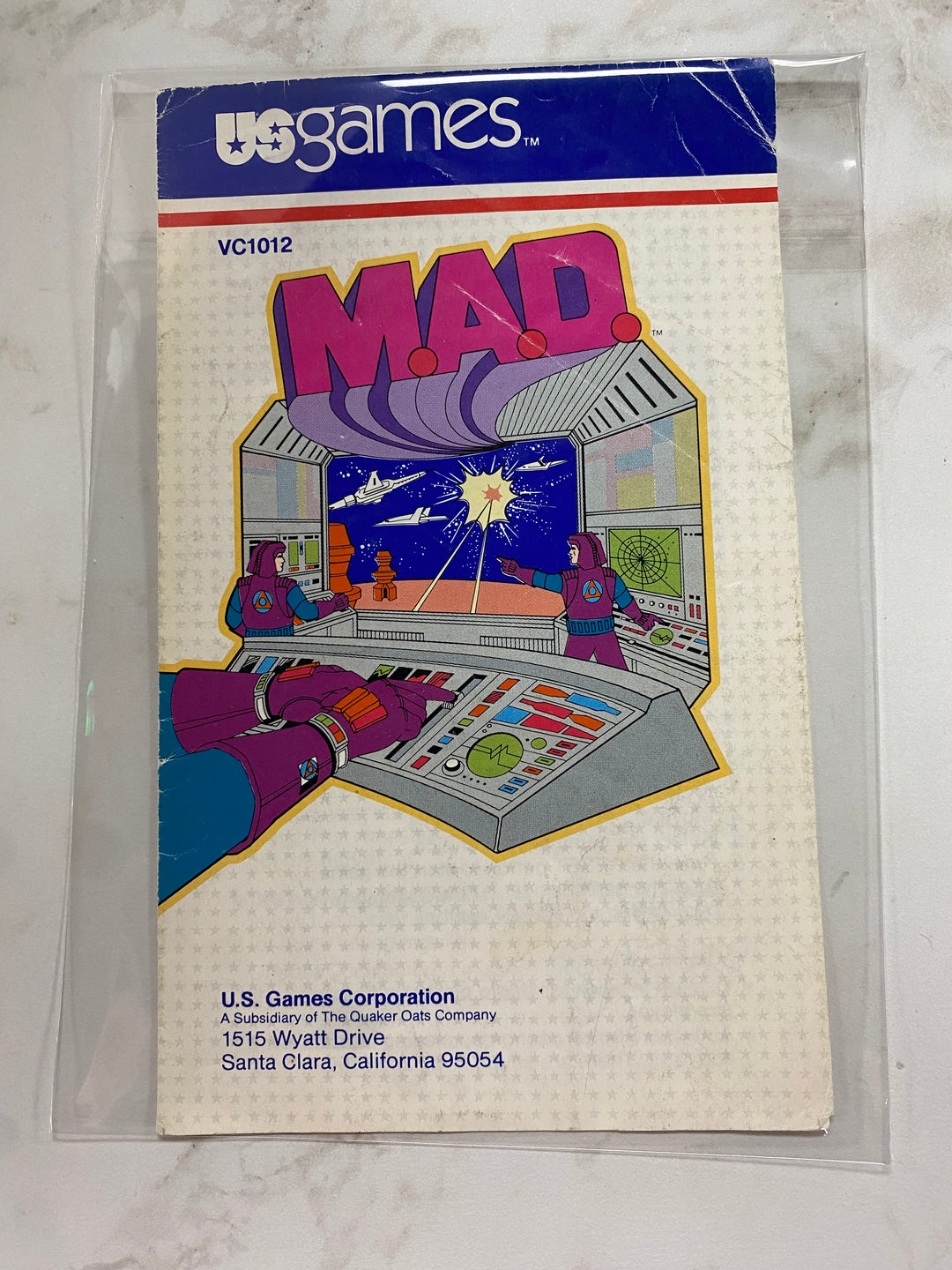M.A.D. - Atari 2600 Manual Only MO61826