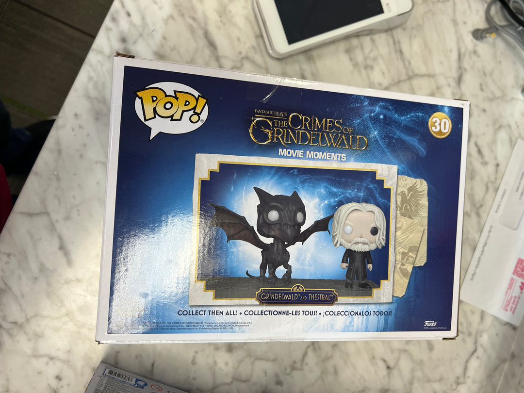 Funko Pop! Grindelwald with Thestral Movie Moments Damaged Top NEW FP122224