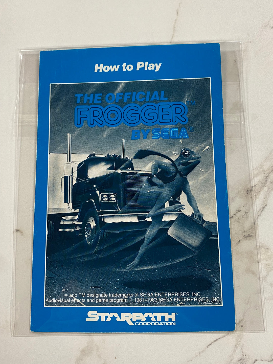Frogger - Atari 2600 - Manual Only MO6926
