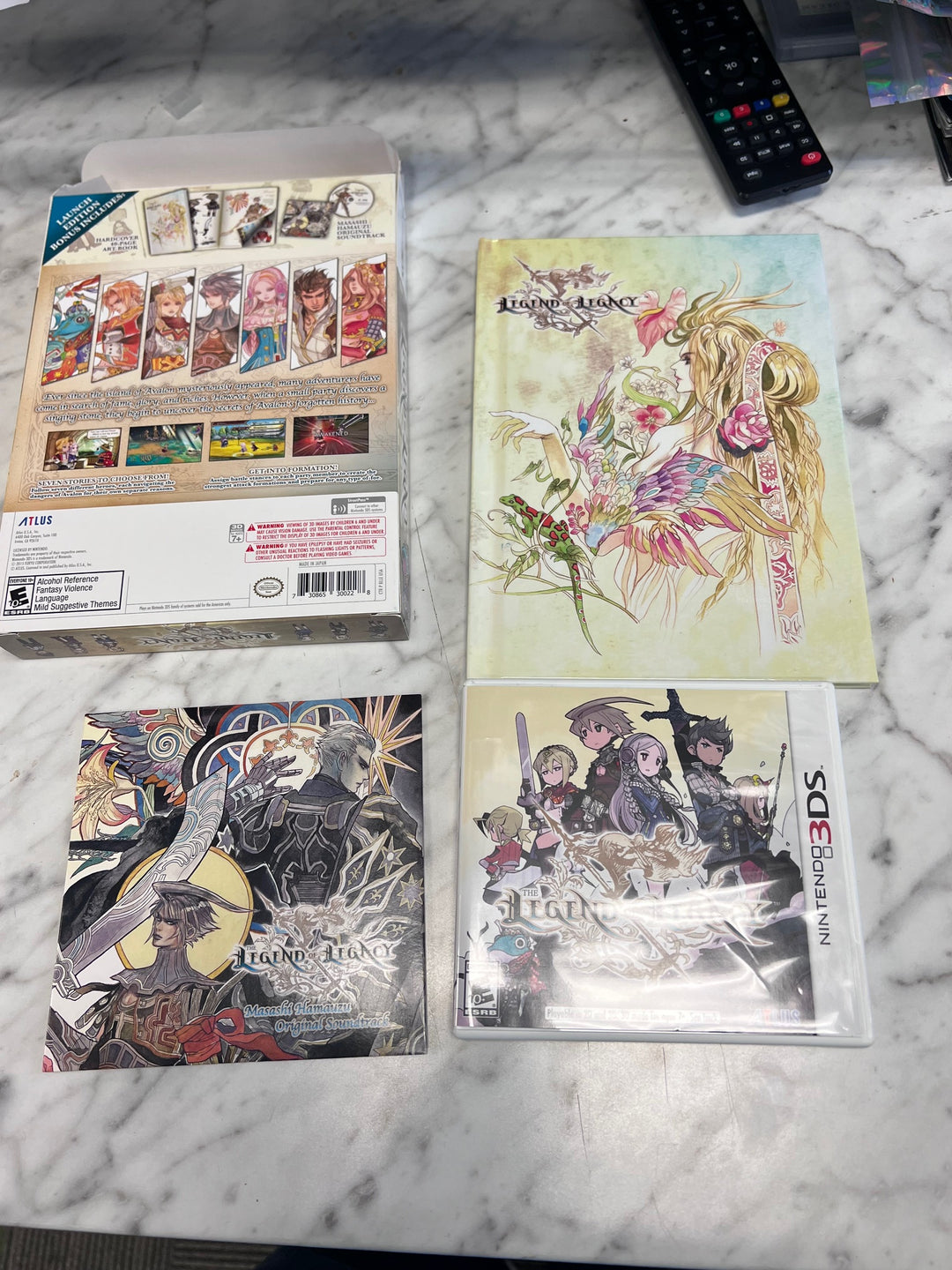 Legend of Legacy Launch Edition Nintendo 3DS NO GAME INCLUDED CO10925