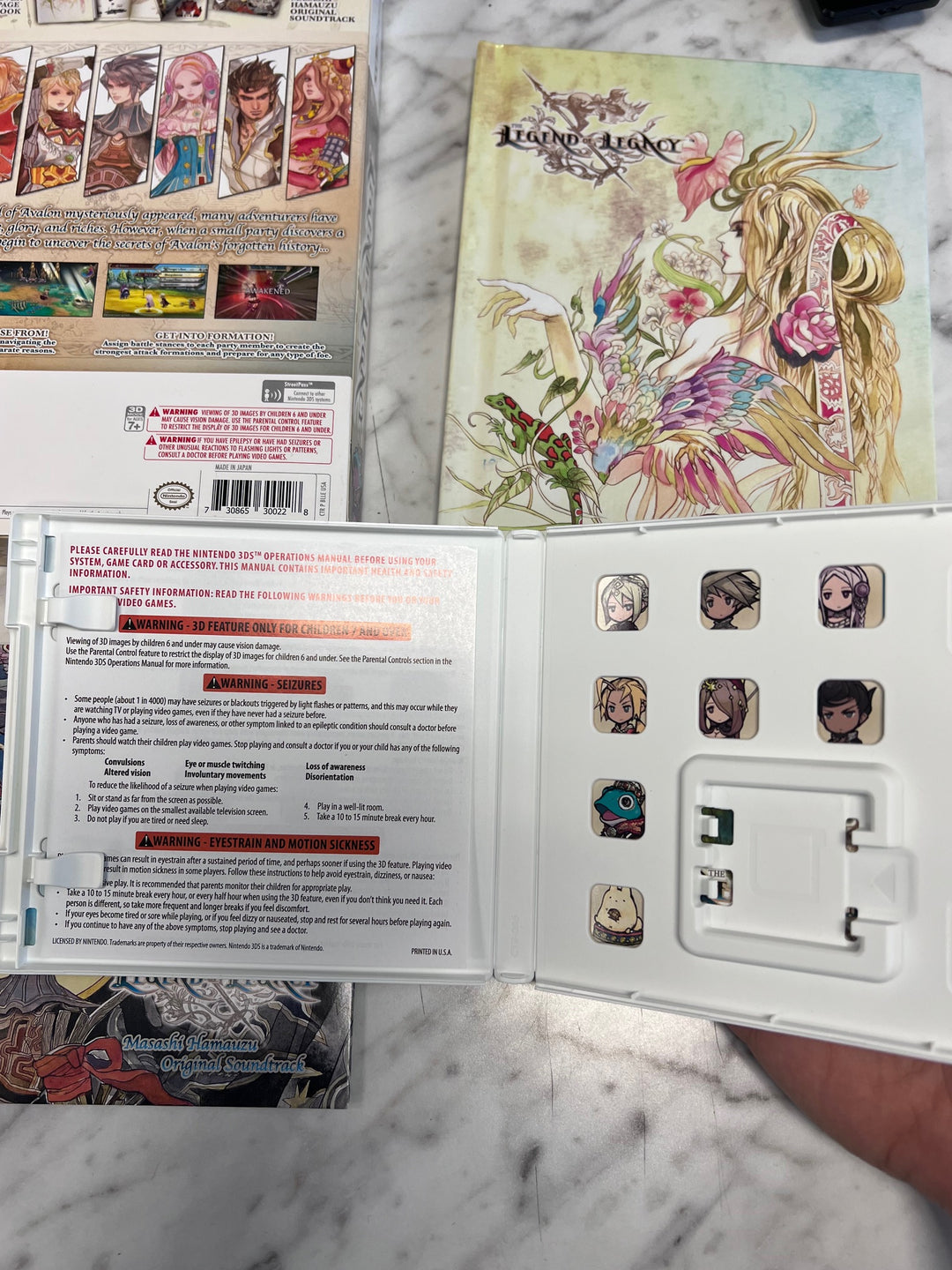 Legend of Legacy Launch Edition Nintendo 3DS NO GAME INCLUDED CO10925