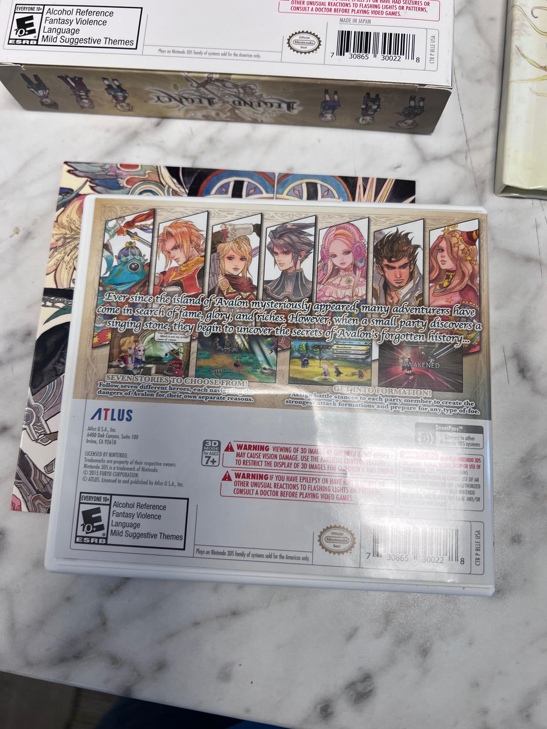 Legend of Legacy Launch Edition Nintendo 3DS NO GAME INCLUDED CO10925