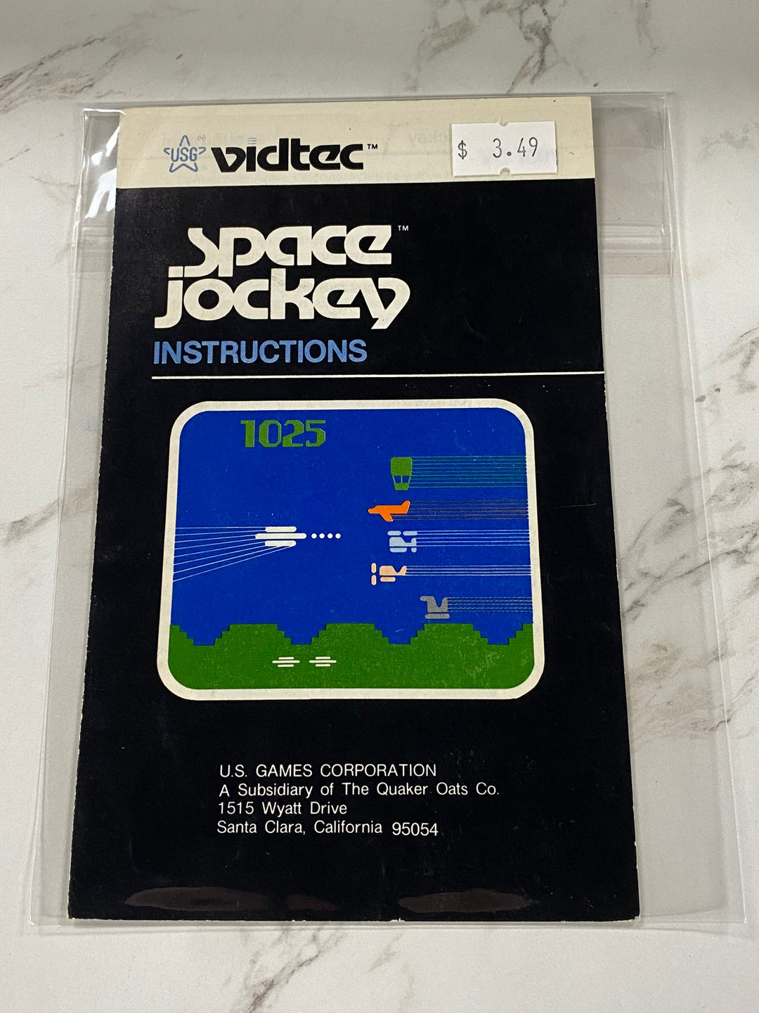 Space Jockey - Atari 2600 Manual Only MO61926