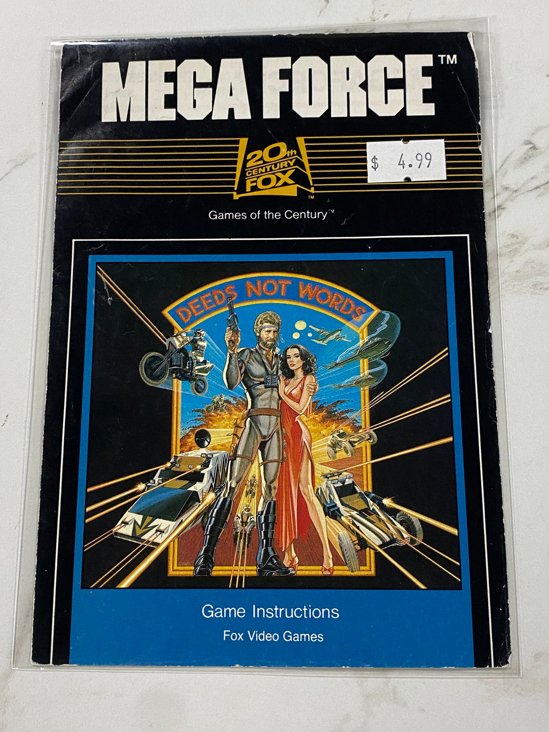 Mega Force - Atari 2600 Manual Only MO61926