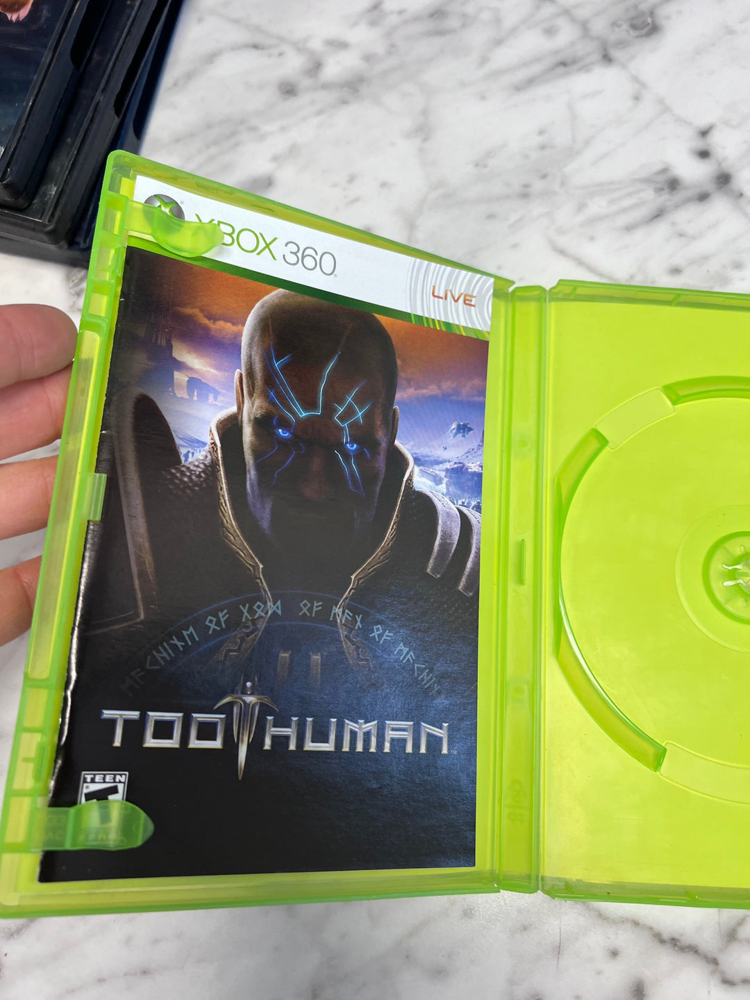 Too Human Xbox 360 CASE AND MANUAL ONLY CO10925