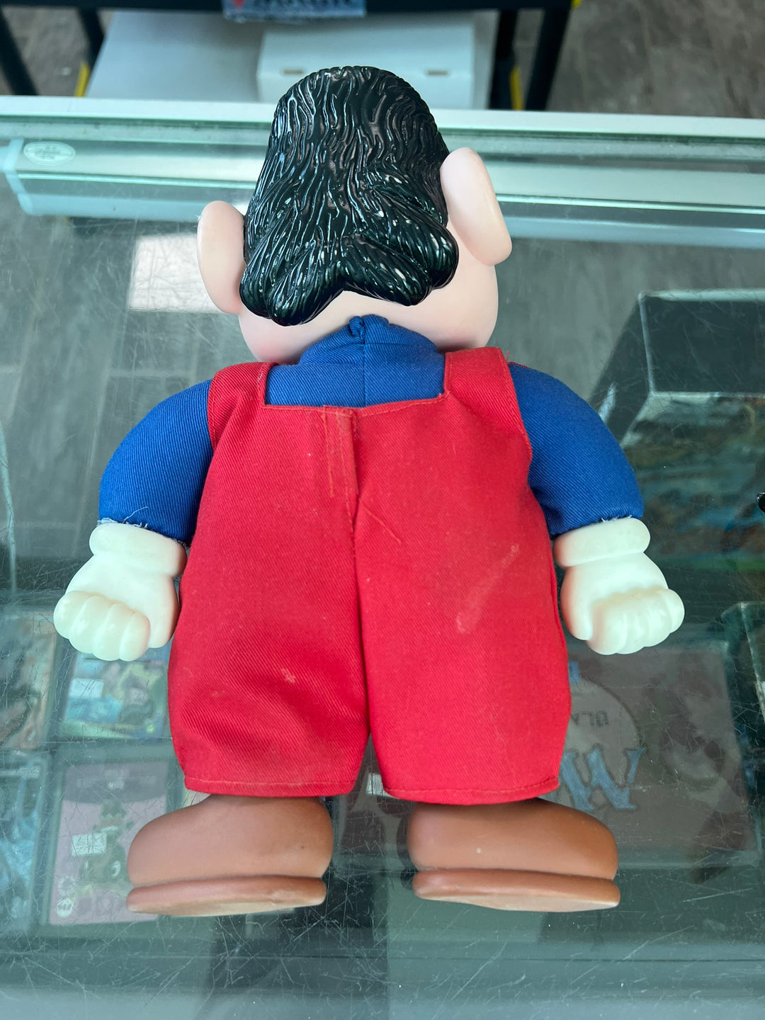 Vintage Nintendo Super Mario Bros Plush Figure Doll 1989 Applause 12" No Hat UT81826