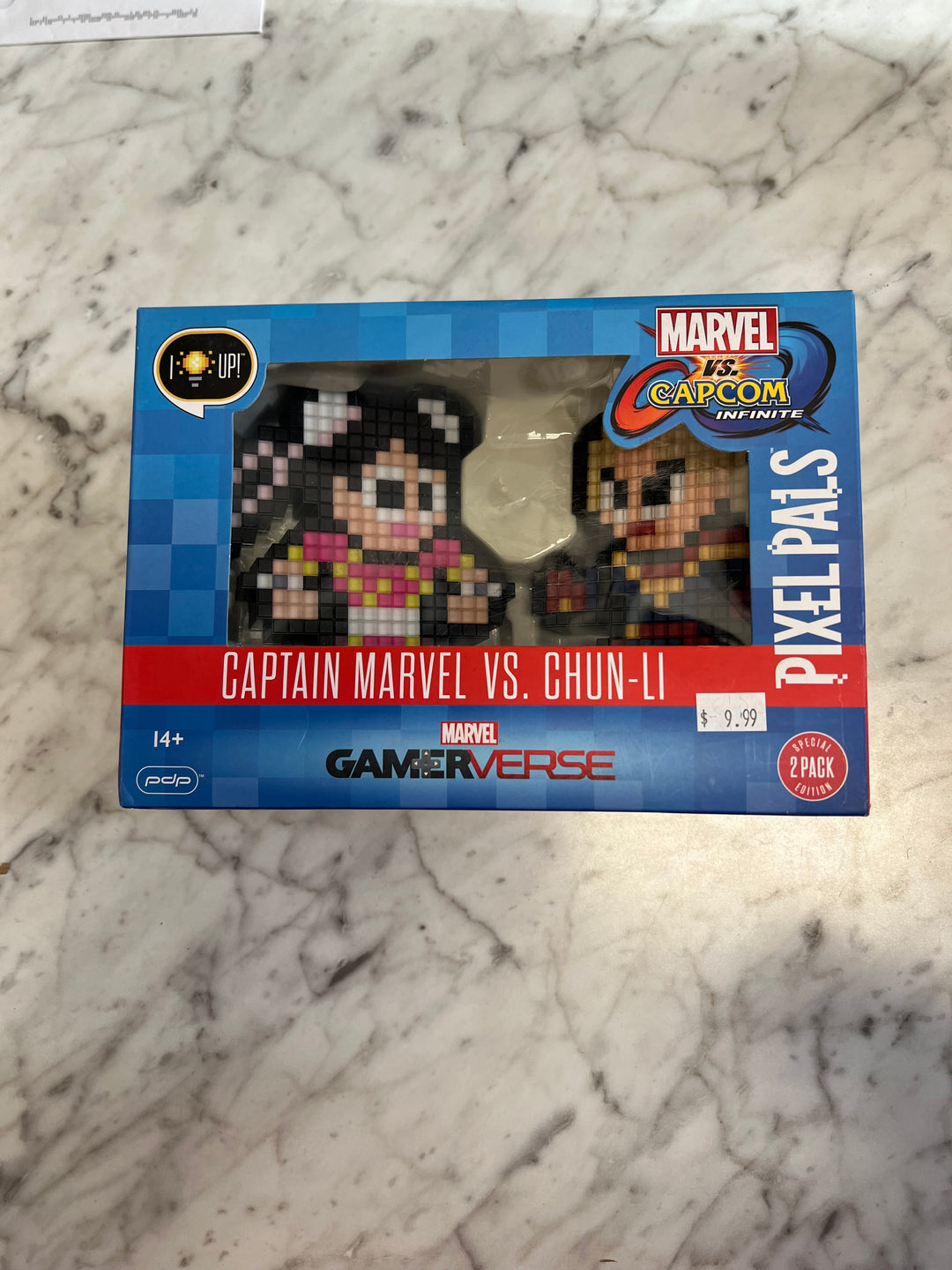 Pixel Pals Marvel Vs Capcom Infinite Captain Marvel vs. Chun-Li Gamerverse FP122224