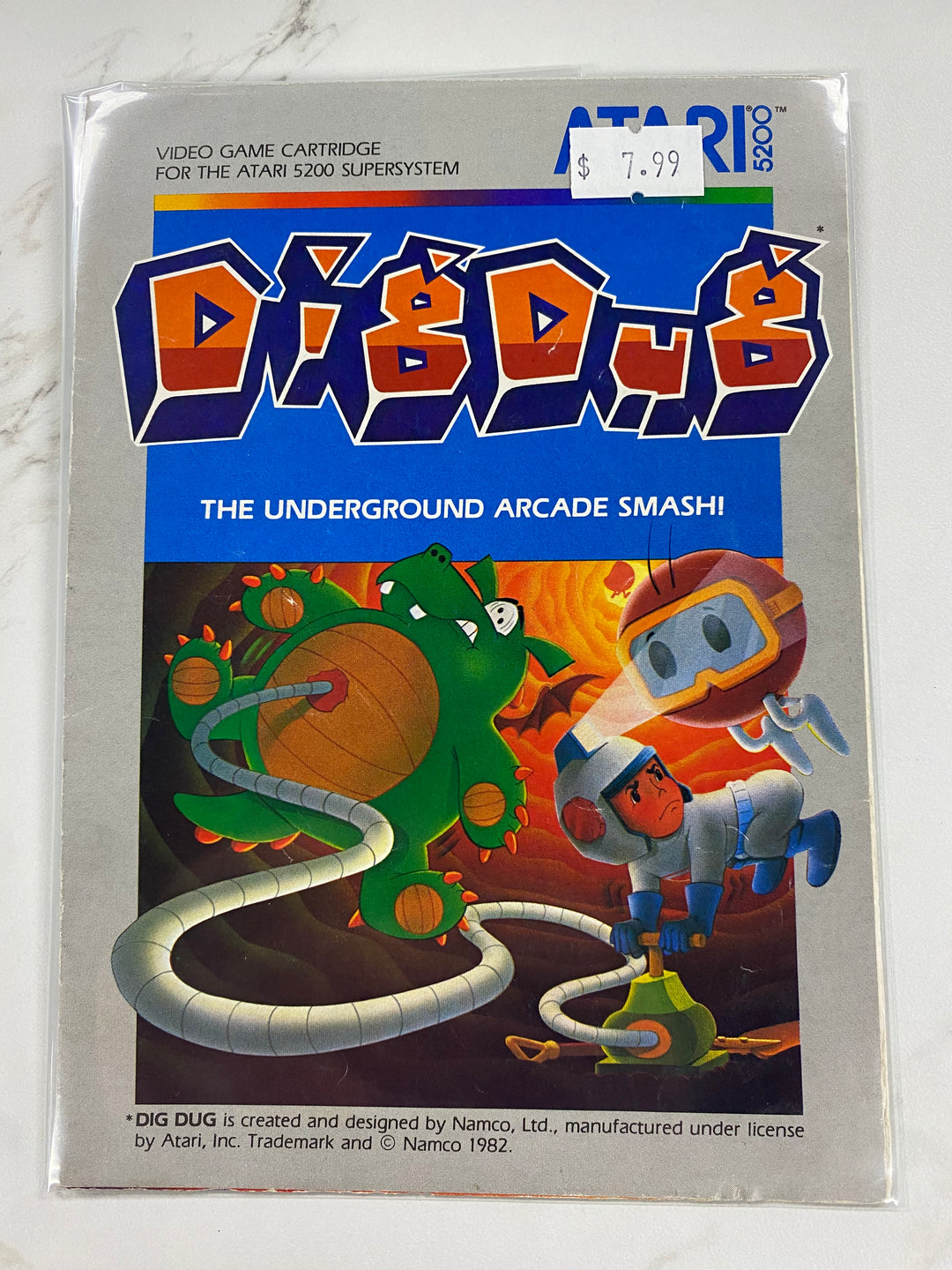 DigDug - Atari 5200 Manual Only MO61926