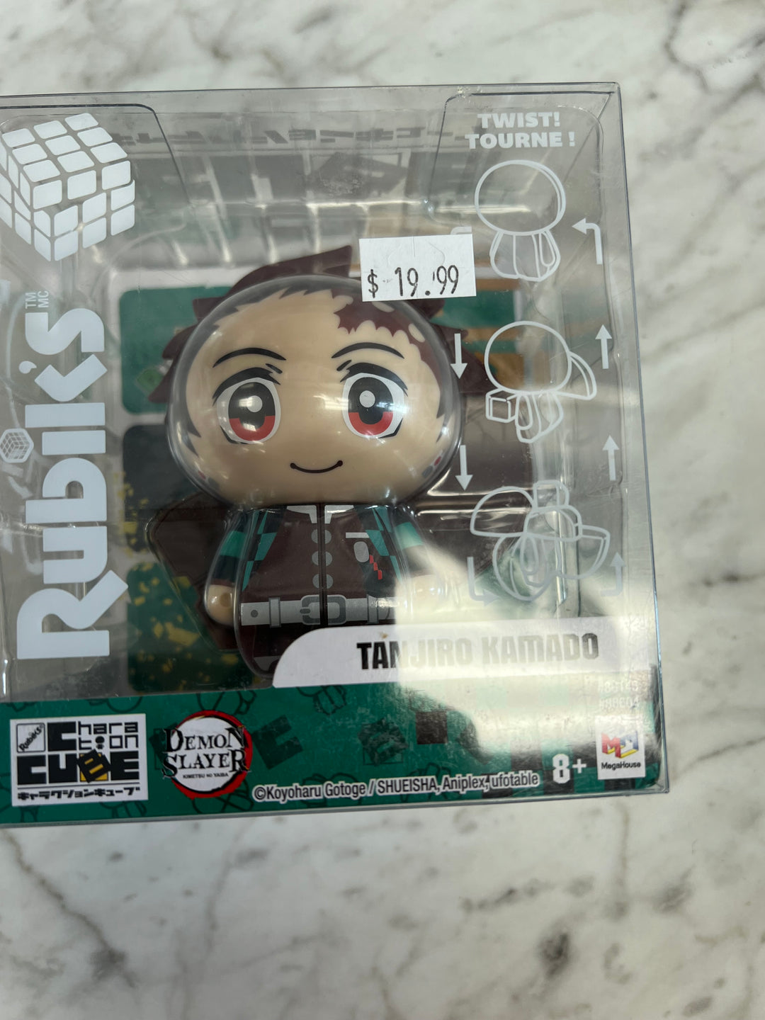 Rubiks Charaction Cube Puzzle Figure Demon Slayer Tanjiro Kamado FP122224