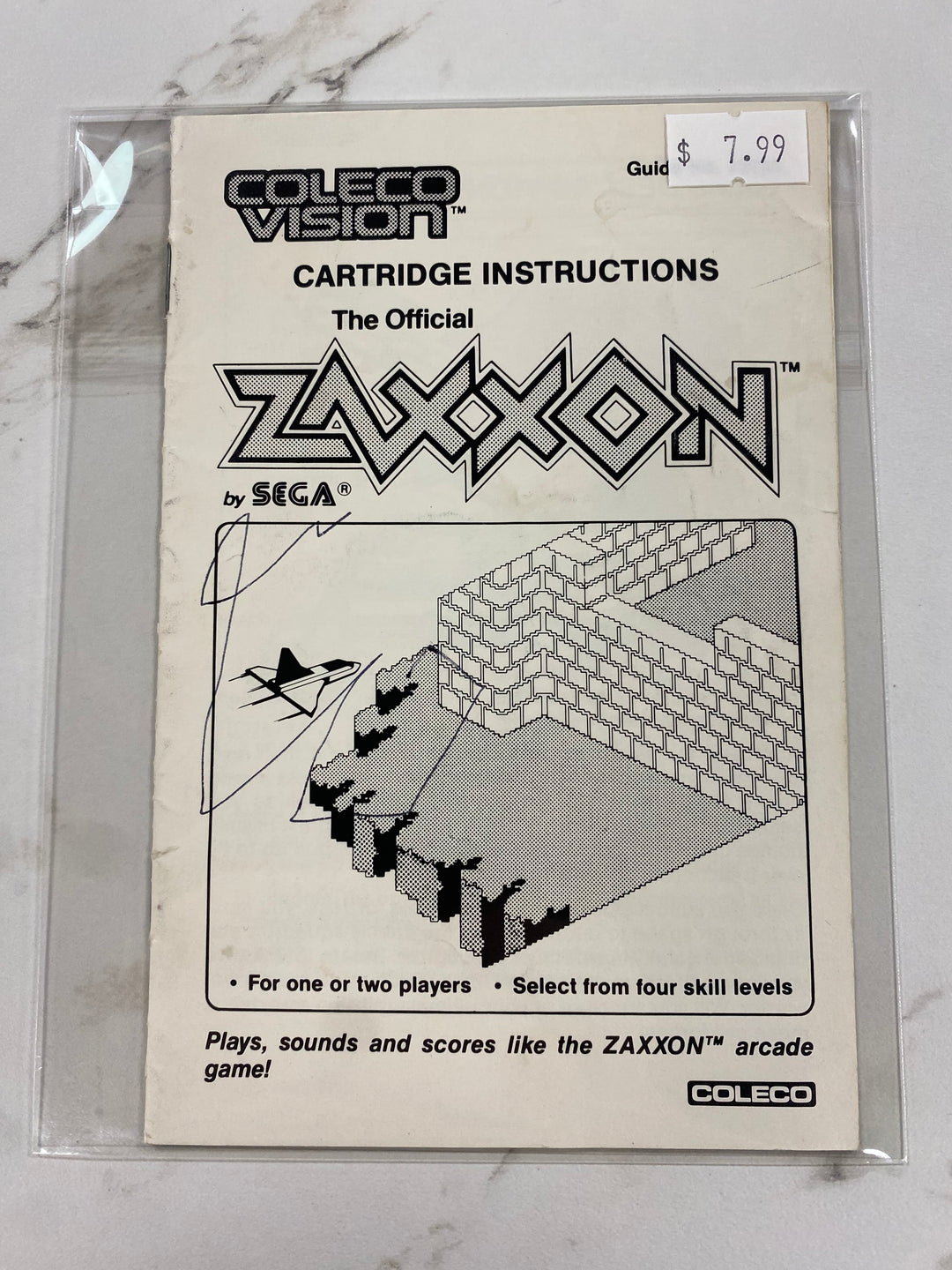 Zaxxon - Atari 2600 Manual Only MO61926