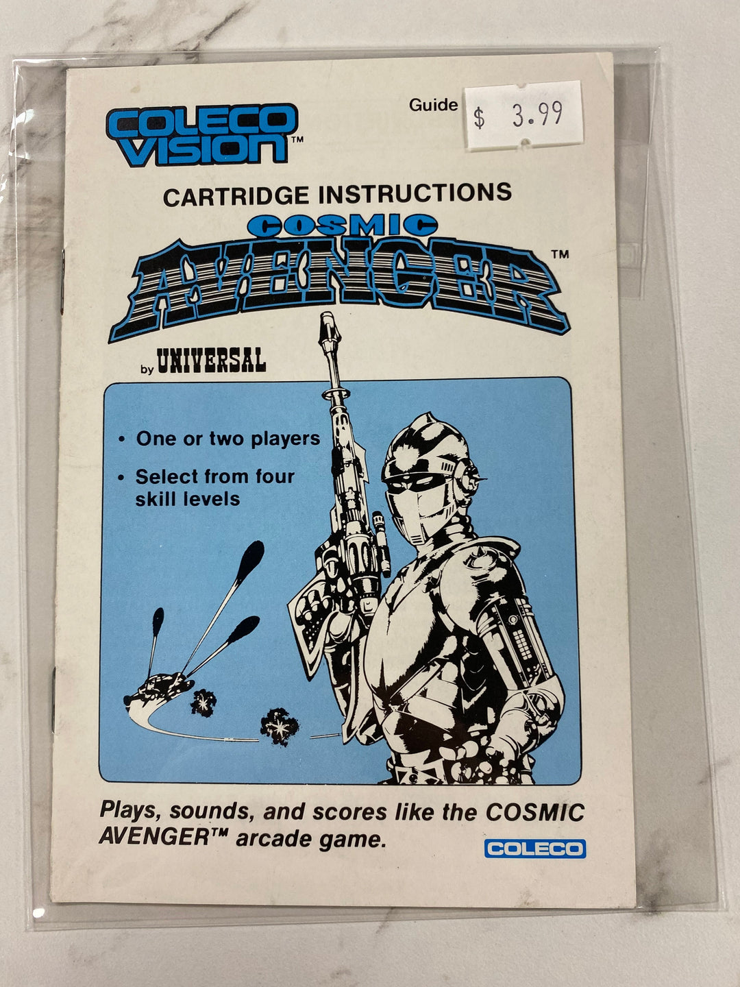 Cosmic Avenger - Atari 2600 Manual Only MO61926