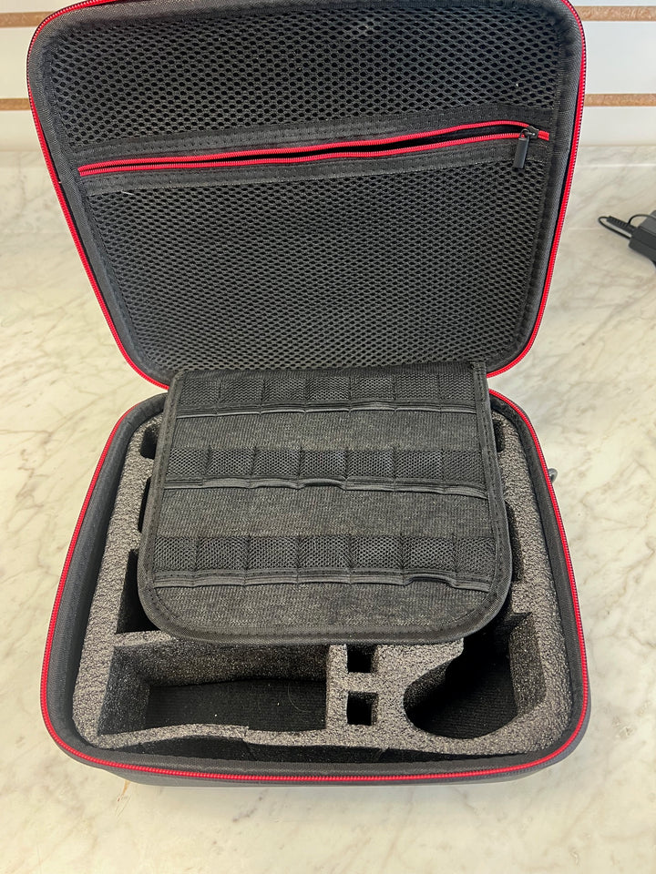 Nintendo Switch Carry Case Black/Red Holds 21 Games, System, Dock, Grip More UA42225