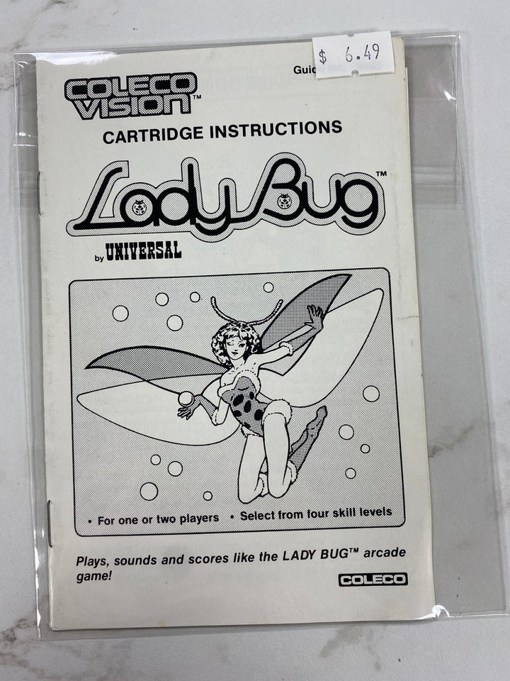 Lady Bug - Colecovision Manual Only MO61926