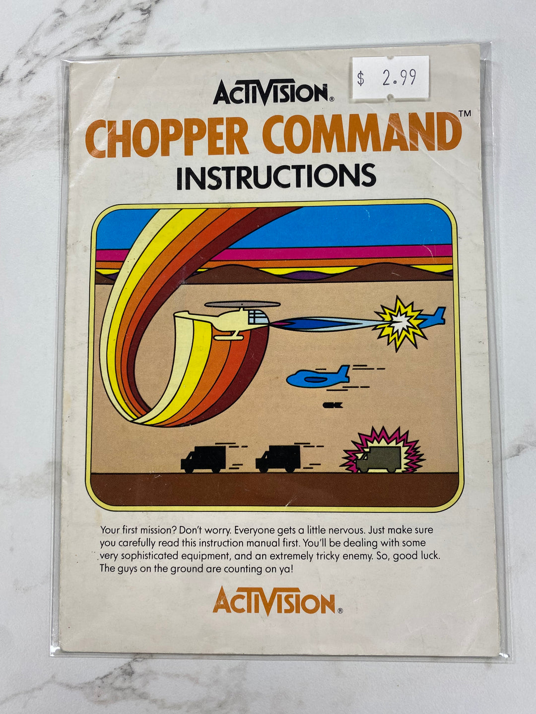 Chopper Command - Atari 2600 Manual Only MO61926