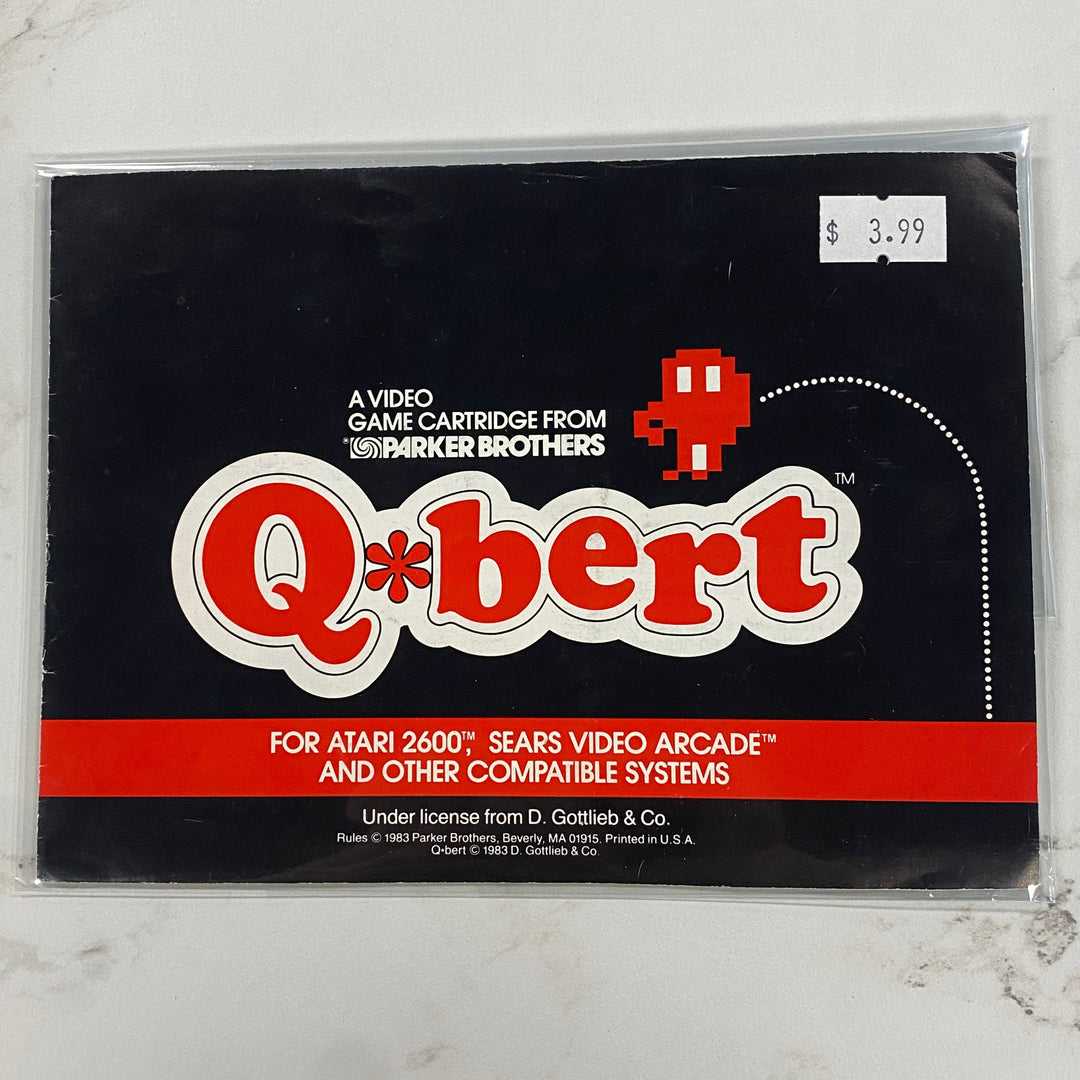 Q*bert - Atari 2600 Manual Only MO61926