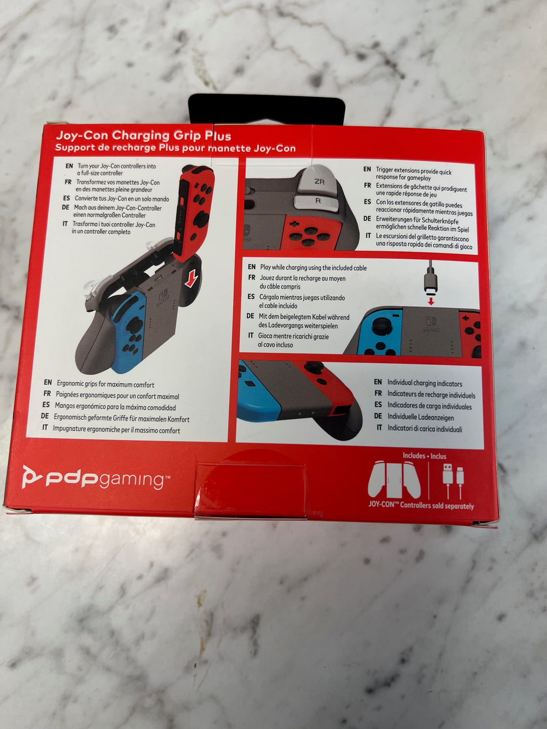 PDP Joy-Con Charging Grip Plus for Nintendo Switch New/Sealed UA42225