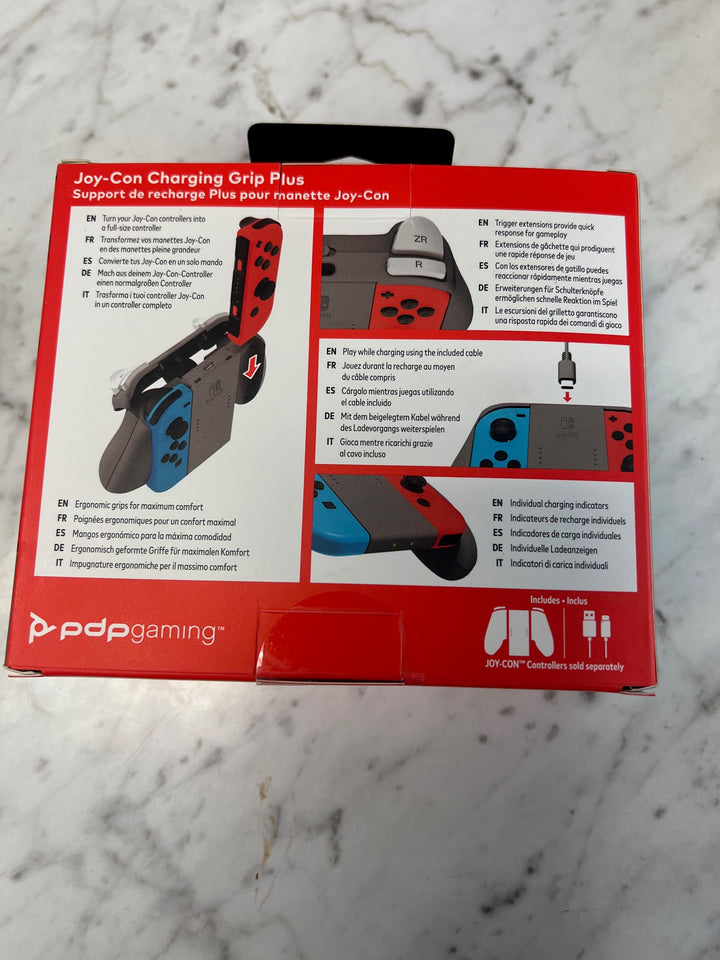 PDP Joy-Con Charging Grip Plus for Nintendo Switch New/Sealed UA42225