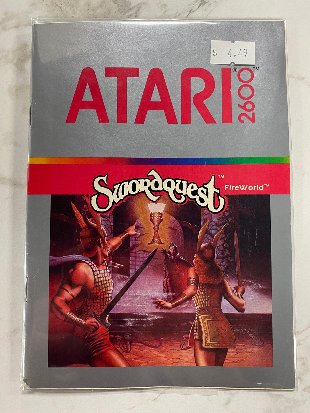 Swordquest FireWorld - Atari 5200 Manual Only MO61926