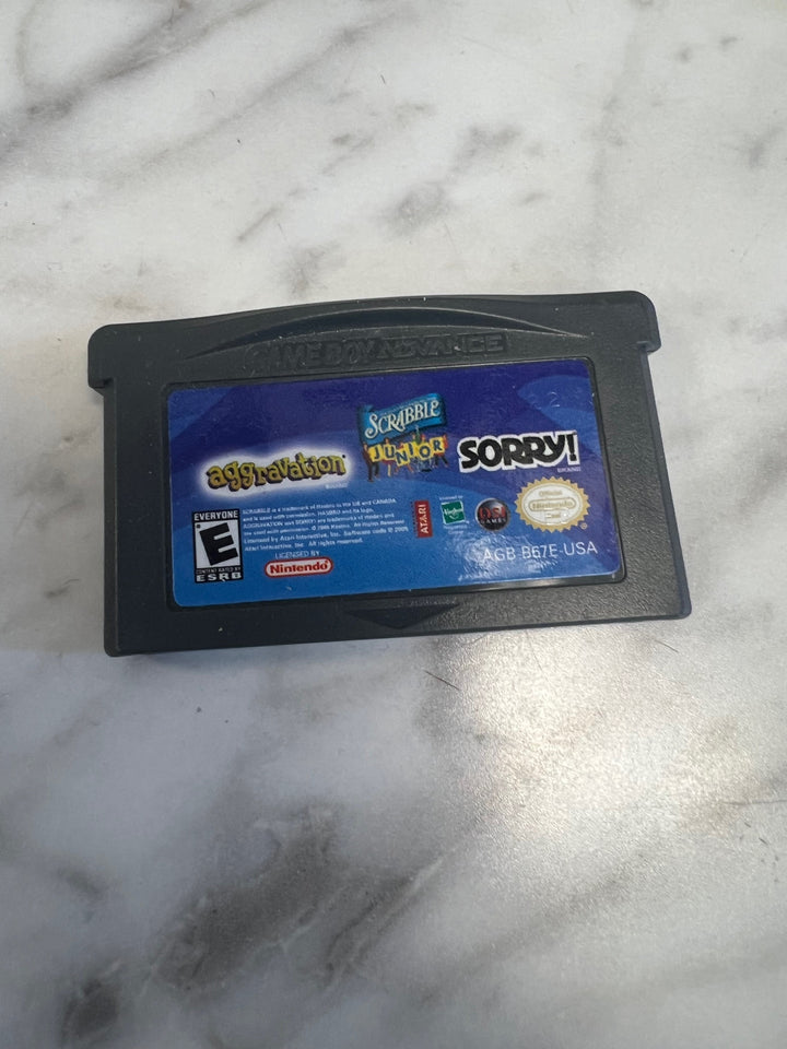 Aggravation / Sorry / Scrabble Junior - Game Boy Advance (GBA) GS3711