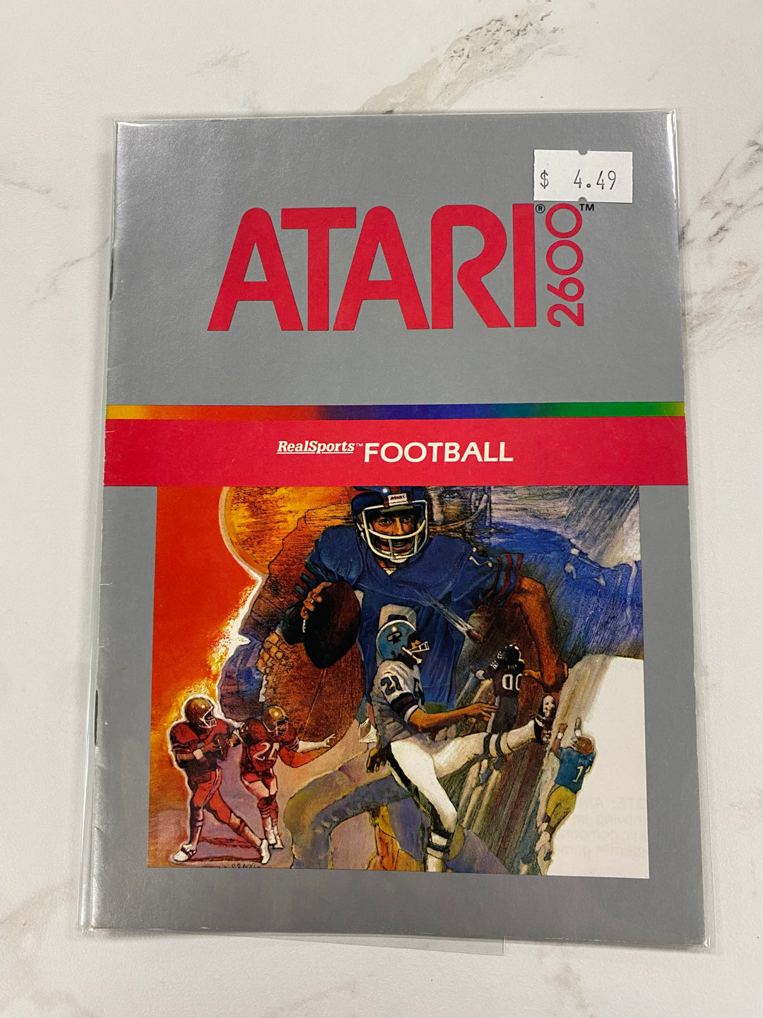 RealSports Football - Atari 2600 Manual Only MO61826