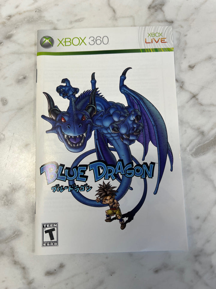 Blue Dragon for Xbox 360 MANUAL ONLY UA42225