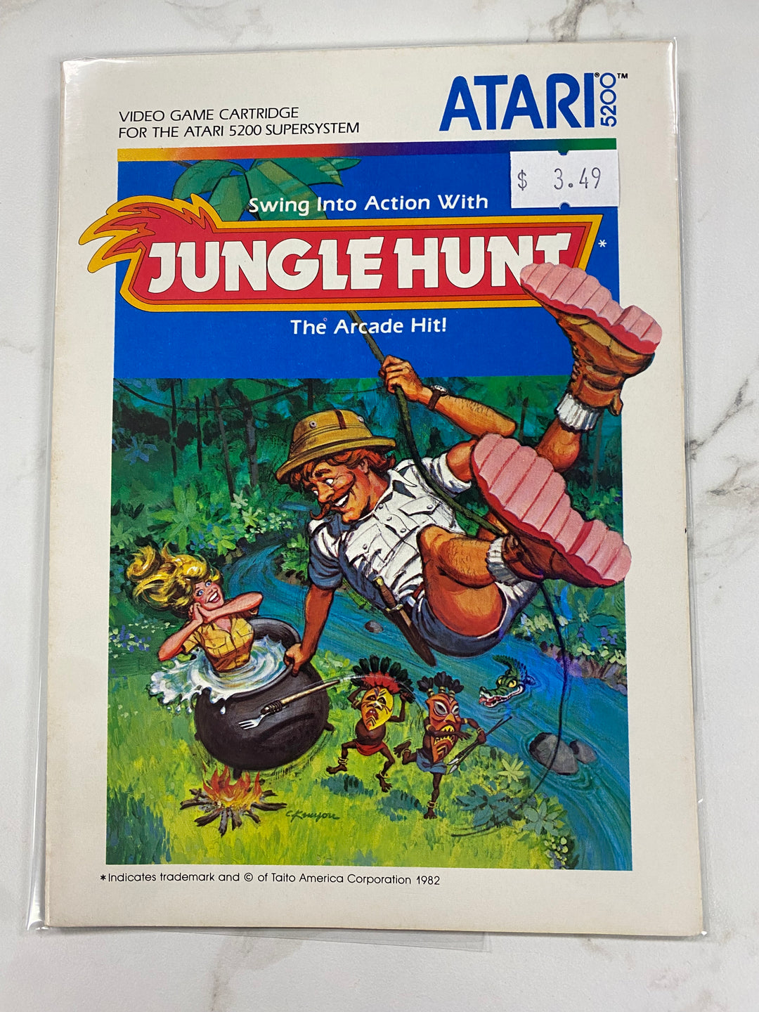 Jungle Hunt - Atari 5200 Manual Only MO61926